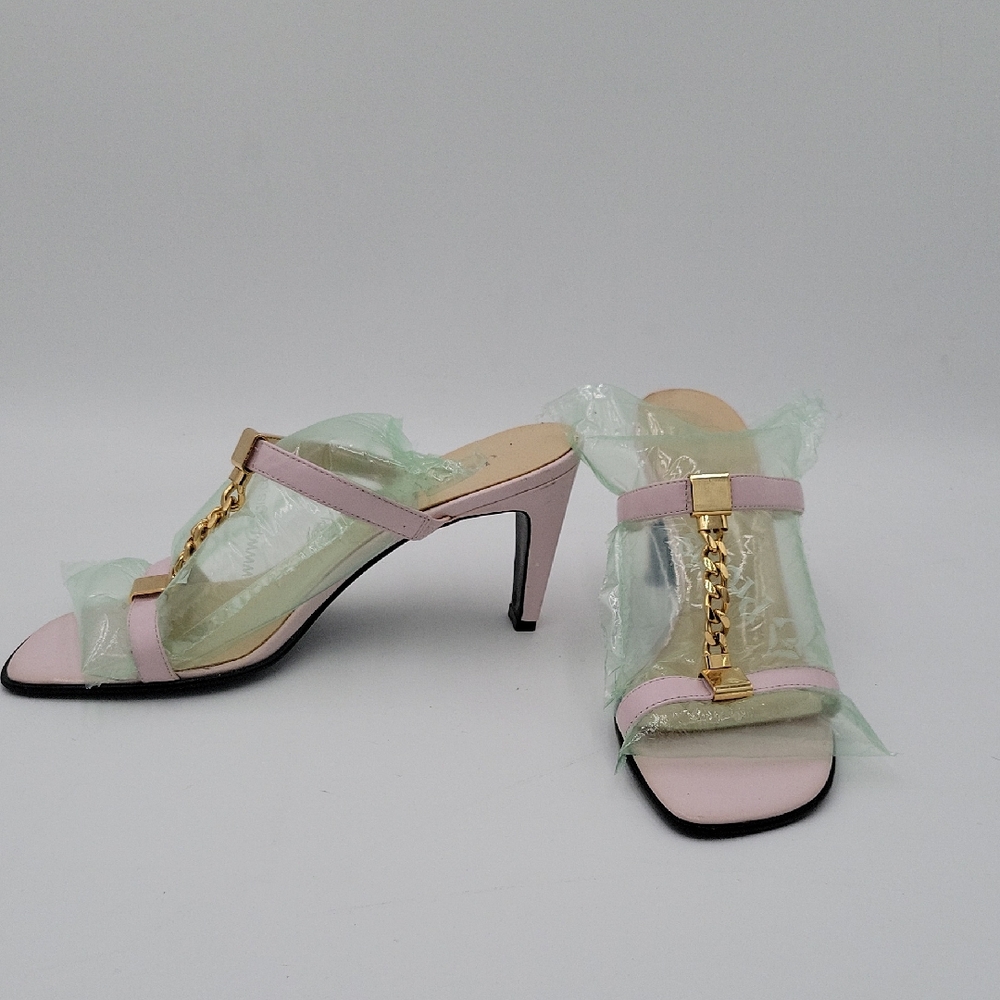 Pink Strappy Heels
